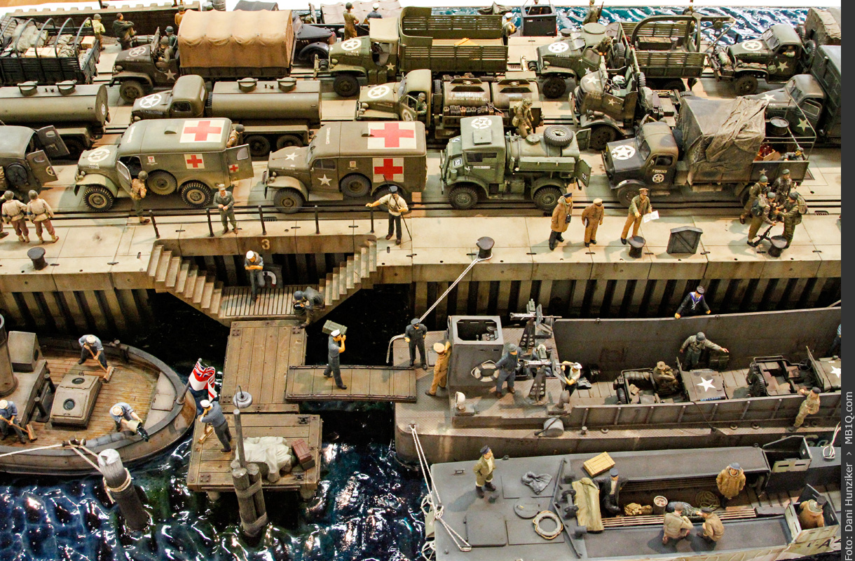 Diorama «Departure for Normandy»