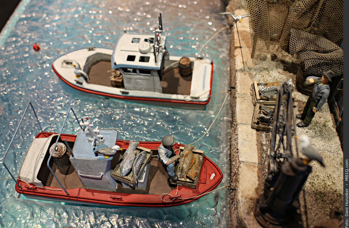 Fischerbootsanlegestelle