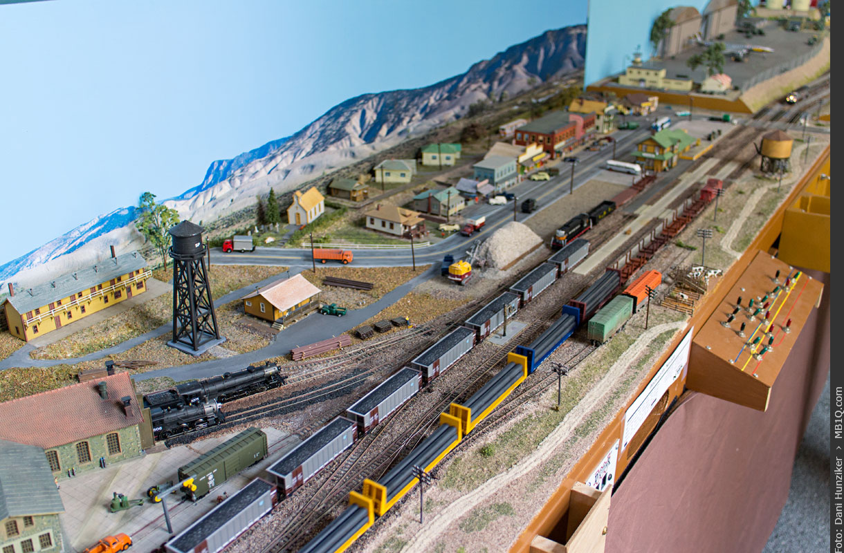 US-Städtchen in Spur N, NTRAK Swiss Division