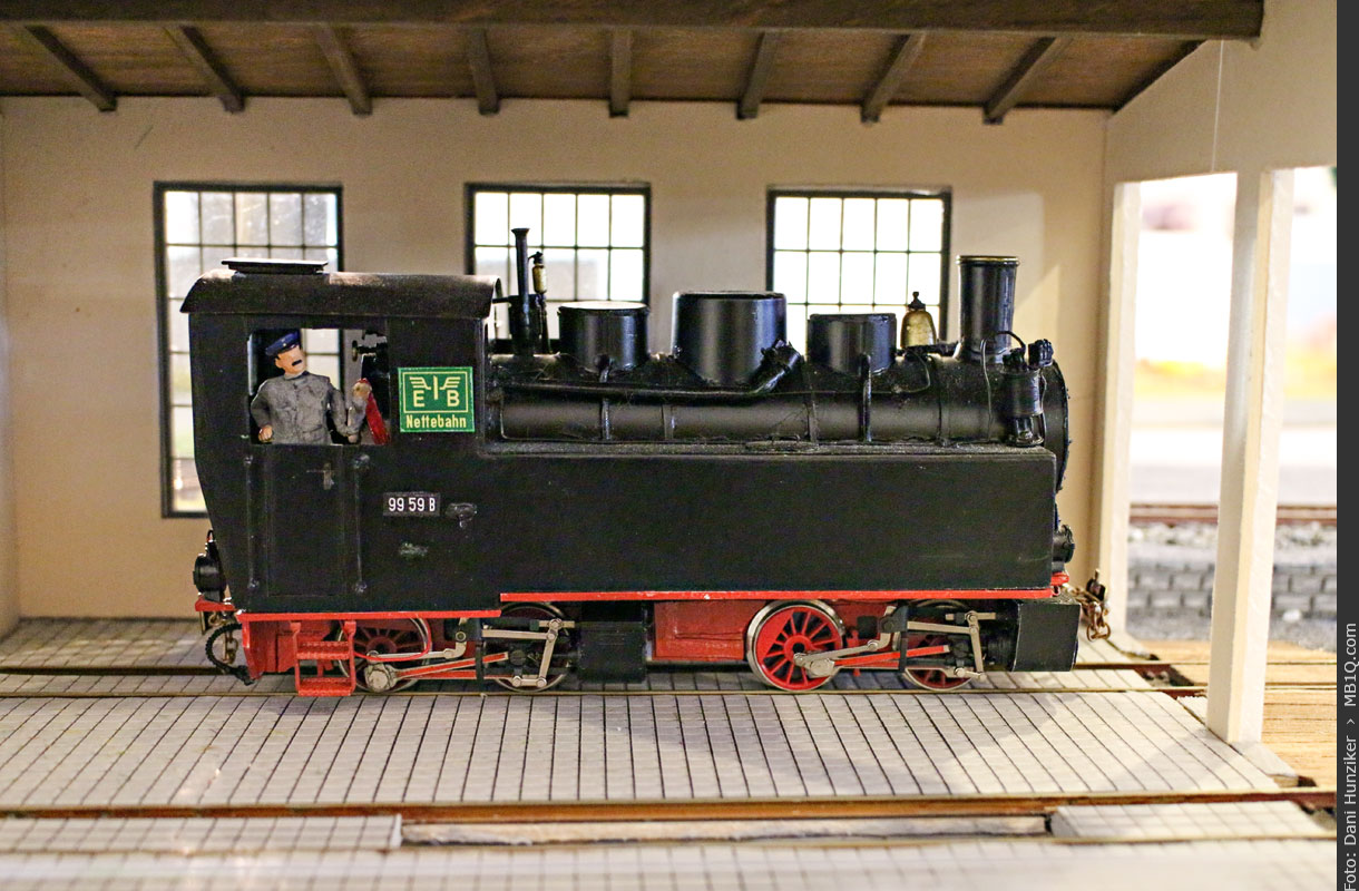 Dampflokomotive 99 59 B der Nettebahn, Spur 0e