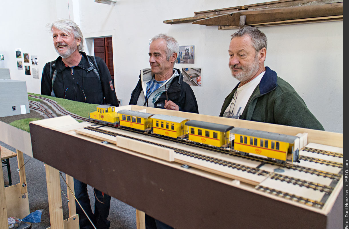 Arthur Hintermann, schmalspuriger Personenzug, Fiddle-Yard