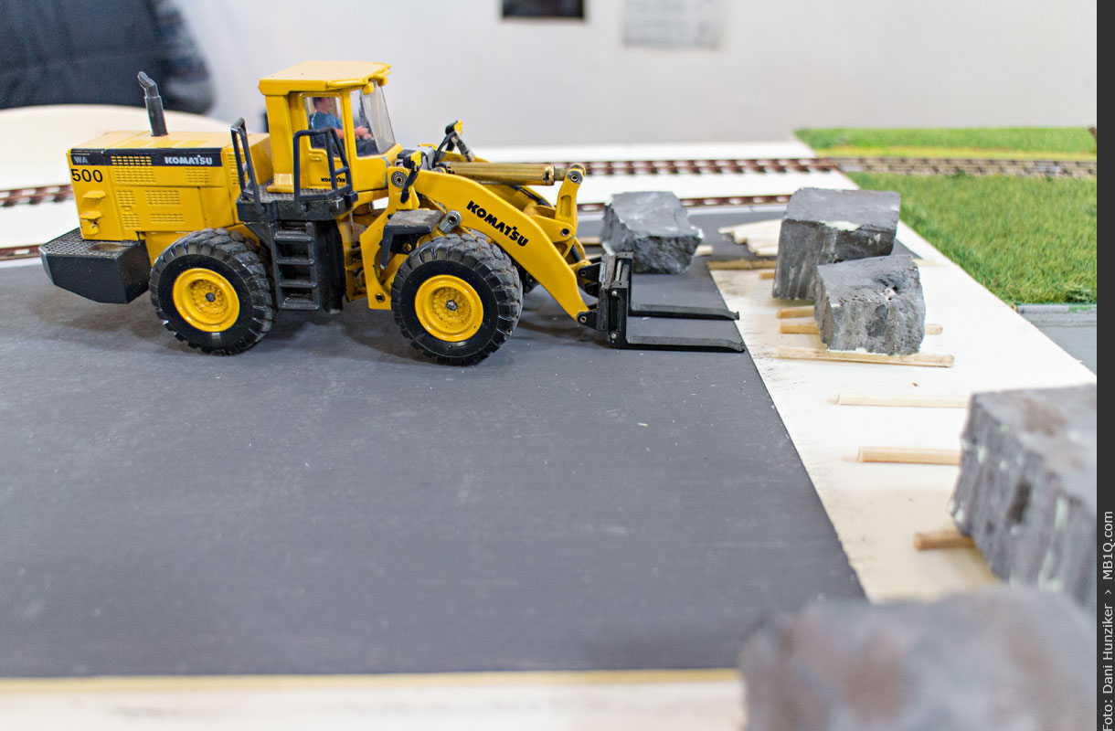 Radlader Komatsu WA500, Massstab 1:50