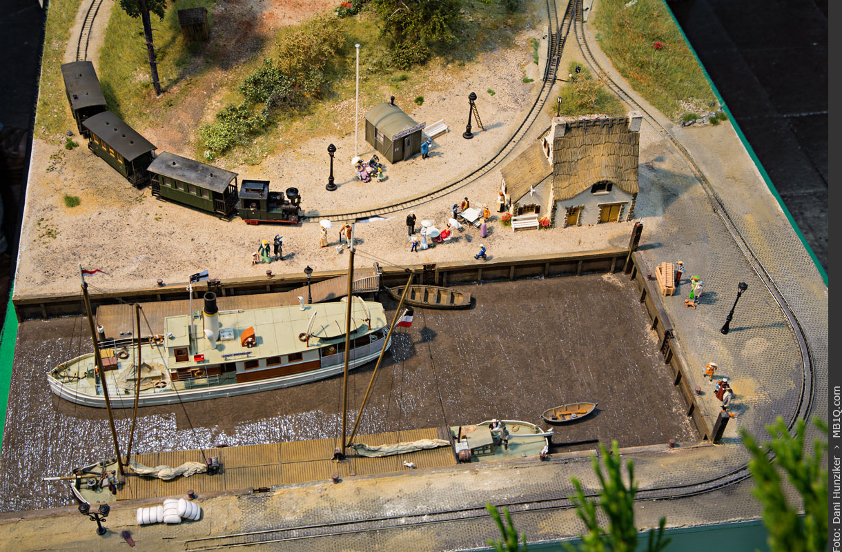 Haltestelle und Kanalhafen Poggelow, Spur H0f