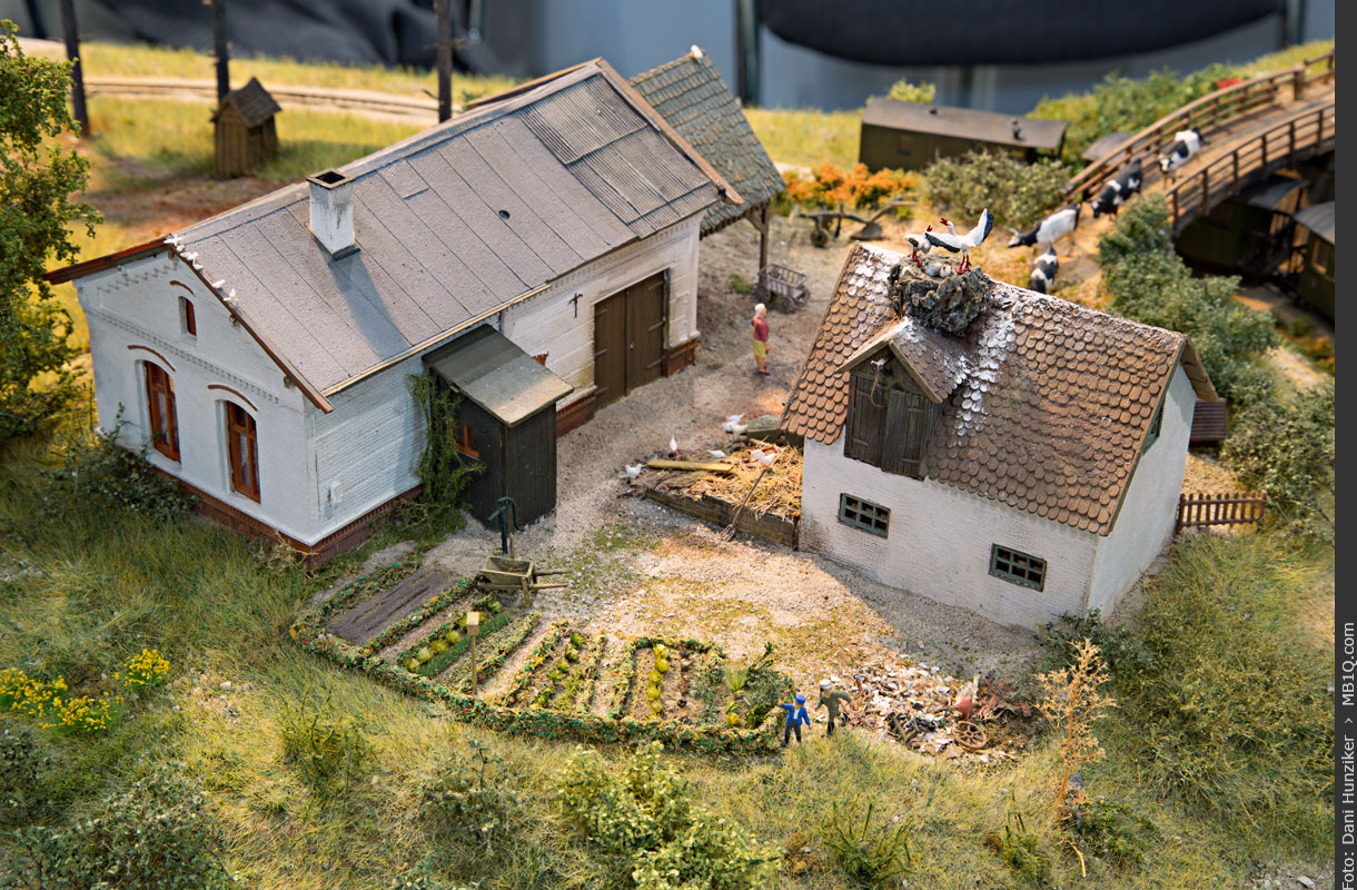 Kleiner Bauernhof in Westpreussen, Massstab 1:87