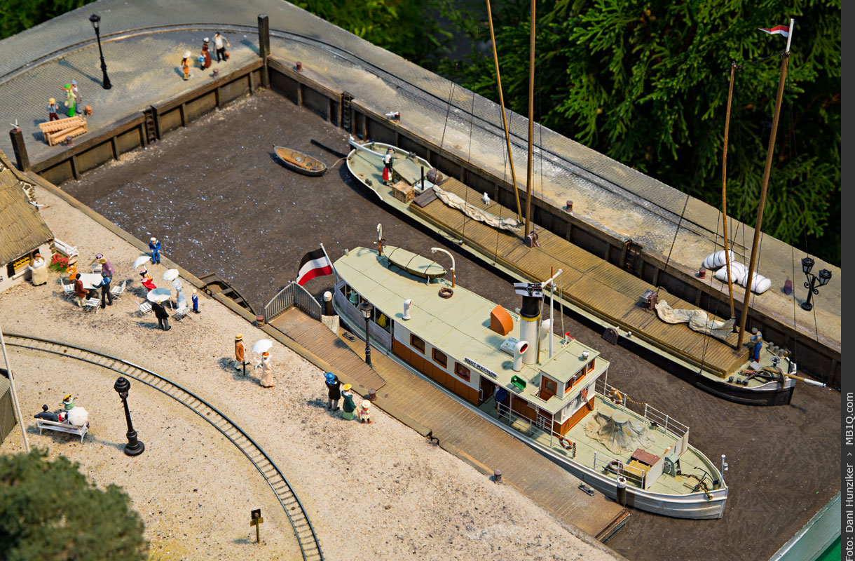 Kanalhafen Poggelow im Massstab 1:87, Spur H0f