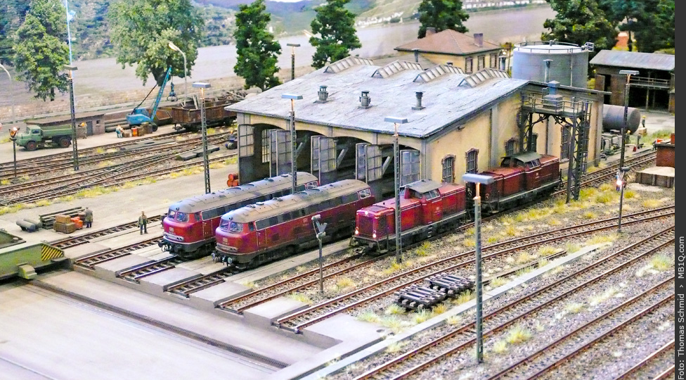 Lokschuppen, Spur H0