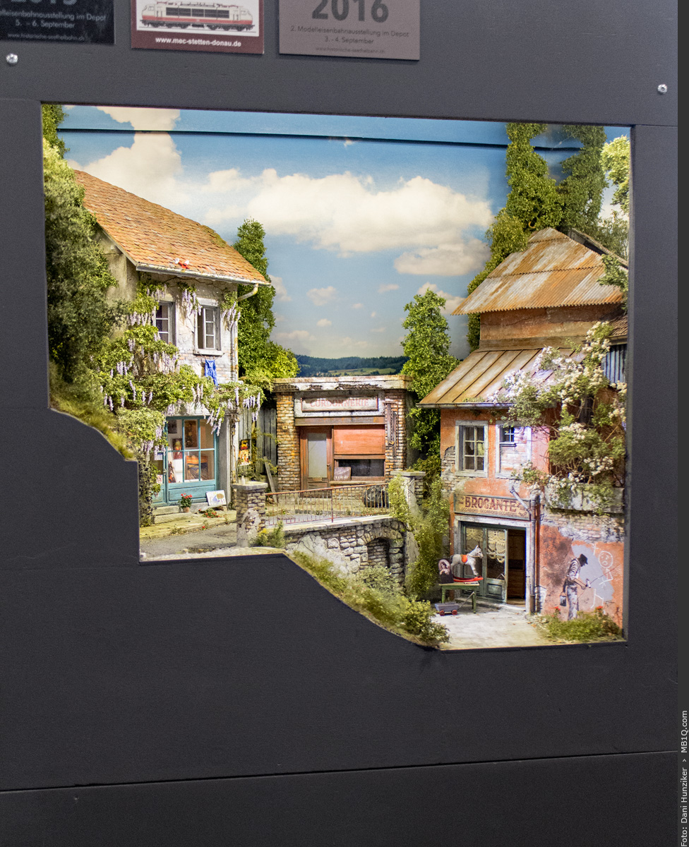 Diorama «Französische Kleinstadtszene» von Marcel Ackle
