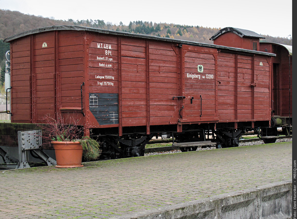 Gedeckter Güterwagen Gml, G02 13280 Königsberg, Kandern