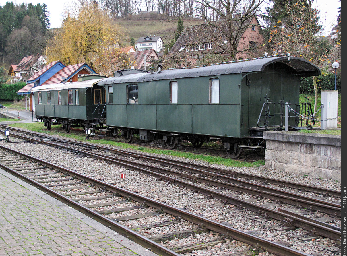 Mannschaftswagen Baden 912 + Arztwagen Baden 904, Kandern