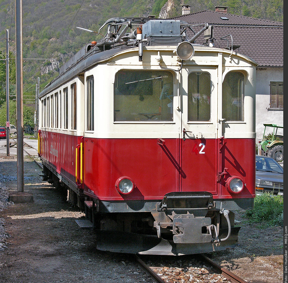 RhB (SEFT) Triebwagen ABe 4/4 42 (FM 2), Castione-Arbedo