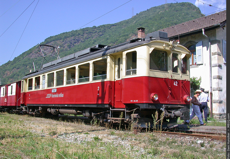RhB (SEFT) Triebwagen ABe 4/4 42, Grono