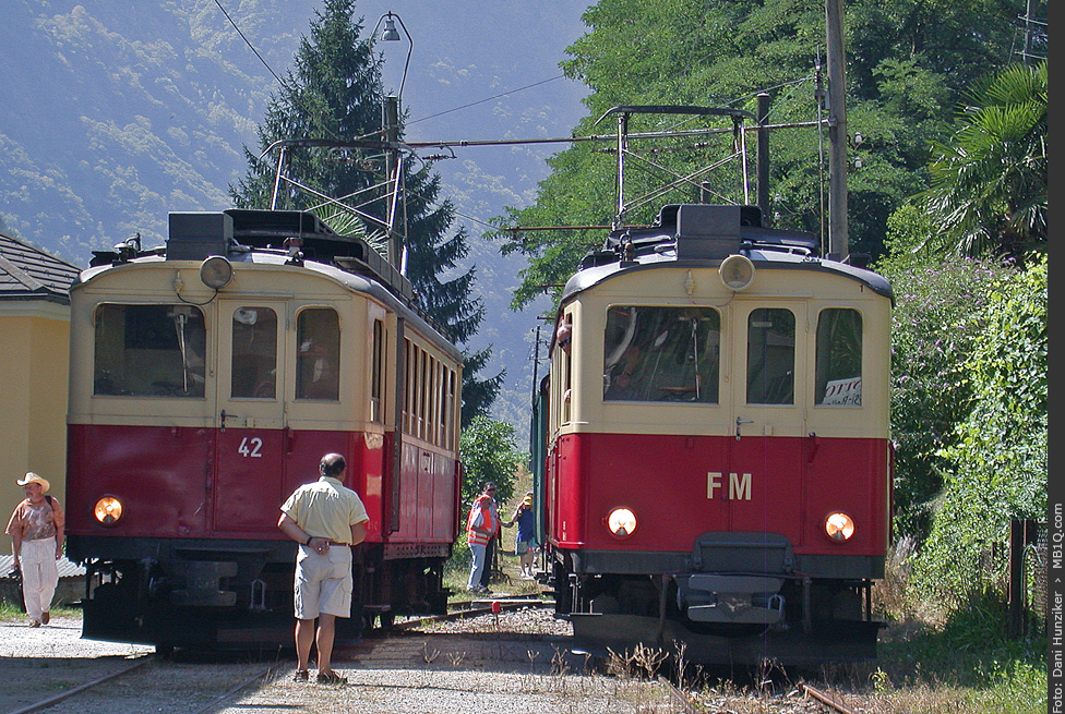 RhB (SEFT) Triebwagen ABe 4/4 42 + FM (SEFT) Triebwagen ABe 4/4 1, Cama