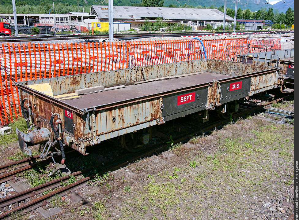 FM (SEFT) Niederbordwagen Xkl 81, Castione-Arbedo