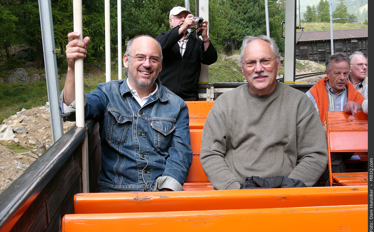 Pierre Matthey und Heinz Russenberger, Berninalinie