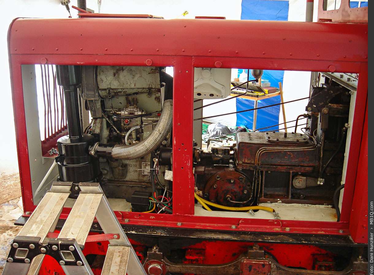 Feldbahnlokomotive LKM Typ Ns2f «Heidi», Rümlang-Letten